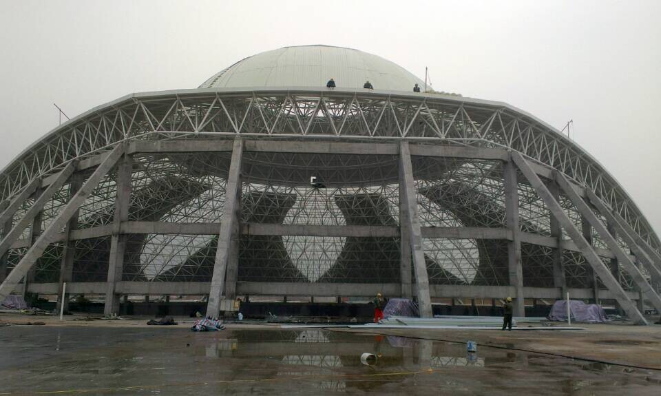 敦化温泉馆网架工程